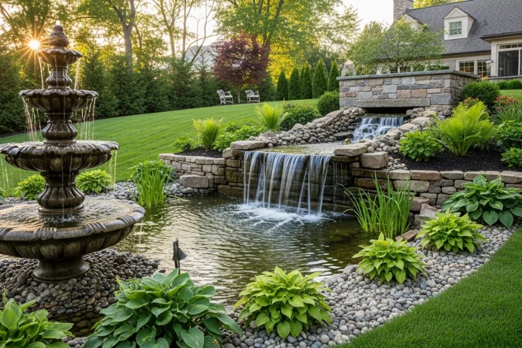 Waterfalls & Fountains